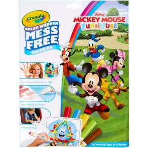 Crayola Color Wonder Prehistoric Pals, Dinosaur Coloring Pages, Mess Free Coloring for Toddlers, Dinosaur Toys, Toddler Travel Activity & Gifts(Mickey Mouse)