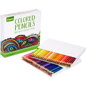 Crayola Colored Pencils For Adults (50ct), Colored Pencil Set for Adult Coloring Books, Coloring Set, Gift for Teens & Adults [Amazon Exclusive](100 Count)