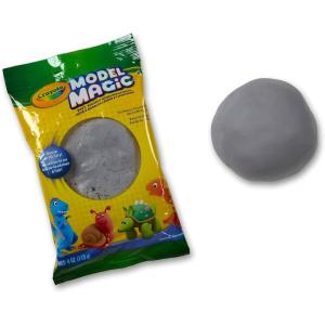 Crayola Model Magic in Gray, Modeling Clay Alternative, 4oz(Multicolored)