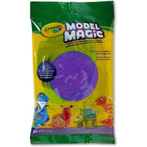 Crayola Model Magic in Gray, Modeling Clay Alternative, 4oz(Purple)
