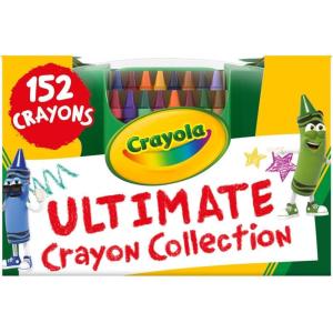 Crayola Super Art Coloring Kit (100+ Pcs), Bulk Stocking Stuffers, Holiday & Christmas Gifts for Kids, Arts & Crafts Supplies Set, Ages 4, 5, 6 [Amazon Exclusive](Ultimate Crayon Collection)