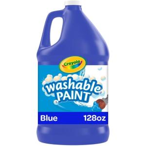 Crayola Washable Paint for Kids – Blue (1 Gallon), Kids Arts and Crafts Supplies, Non Toxic, Bulk(Blue)