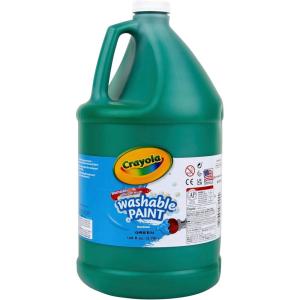 Crayola Washable Paint for Kids – Blue (1 Gallon), Kids Arts and Crafts Supplies, Non Toxic, Bulk(Green)