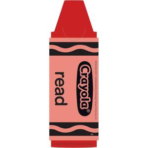 Eureka Crayola Colorful and Motivational Bookmarks for Students and Teachers, 2″ x 6″, 36 Pieces