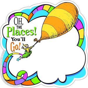 Eureka Crayola Crayons Paper Cut-Out Classroom Decorations for Teachers, 36 Pieces(The Places You’ll Go)