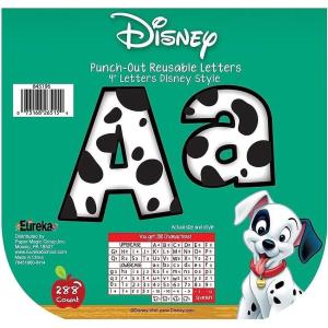 Eureka Crayola Letter, Number, Punctuation Mark, and Symbol Classroom Decorations for Teachers, 4″ H, 178 Pieces, Blue(Mickey Clubhouse)