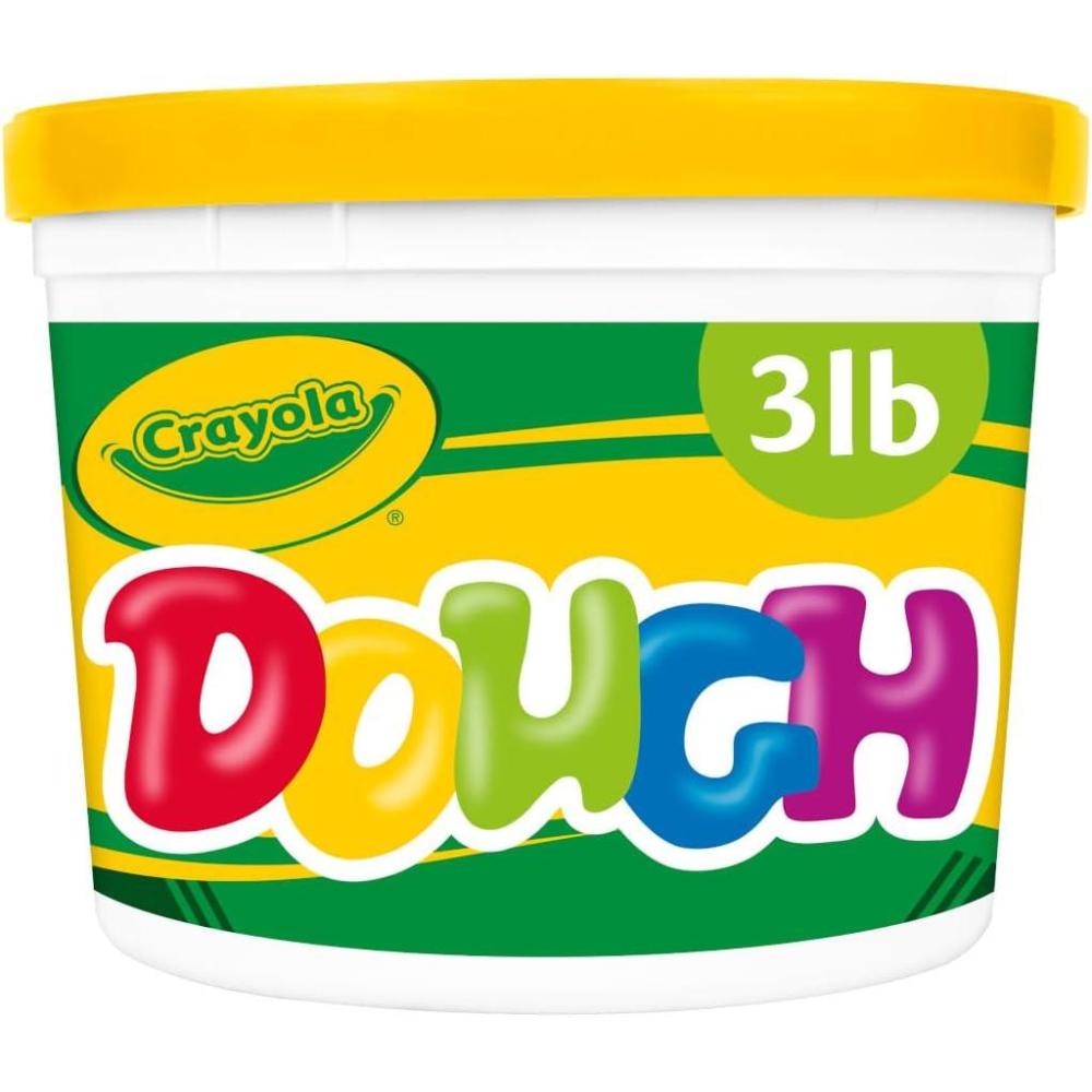 imageCrayola Dough  Purple 3lb Bulk Modeling Dough for Kids Clay Alternative Resealable Tub Ages 3 Great for Kids Arts ampamp CraftsYellow