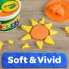 Crayola Dough – Purple (3lb), Bulk Modeling Dough for Kids, Clay Alternative, Resealable Tub, Ages 3+, Great for Kids Arts & Crafts(Orange)