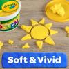 Crayola Dough – Purple (3lb), Bulk Modeling Dough for Kids, Clay Alternative, Resealable Tub, Ages 3+, Great for Kids Arts & Crafts(Yellow)