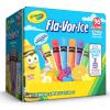 Crayola Fla-Vor-Ice Popsicle Variety Pack of 2 Oz Freezer Bars, Assorted Flavors, Banana Mango, Strawberry, Berry Punch, Orange, Grape, Lemon-Lime 96 Count
