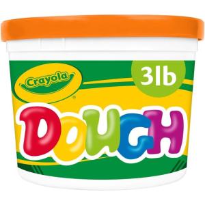 Crayola Dough – Purple (3lb), Bulk Modeling Dough for Kids, Clay Alternative, Resealable Tub, Ages 3+, Great for Kids Arts & Crafts(Orange)