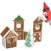 CreateOn Crayola Gingerbread House Magnetic Tiles, 24pc Holiday Christmas Building Set, STEM Educational Toys for Kids Ages 3+, Magnetic Construction Playset for Creative Learning & Gifts(Gingerbread House)