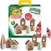 CreateOn Crayola Gingerbread House Magnetic Tiles, 24pc Holiday Christmas Building Set, STEM Educational Toys for Kids Ages 3+, Magnetic Construction Playset for Creative Learning & Gifts(Gingerbread House)