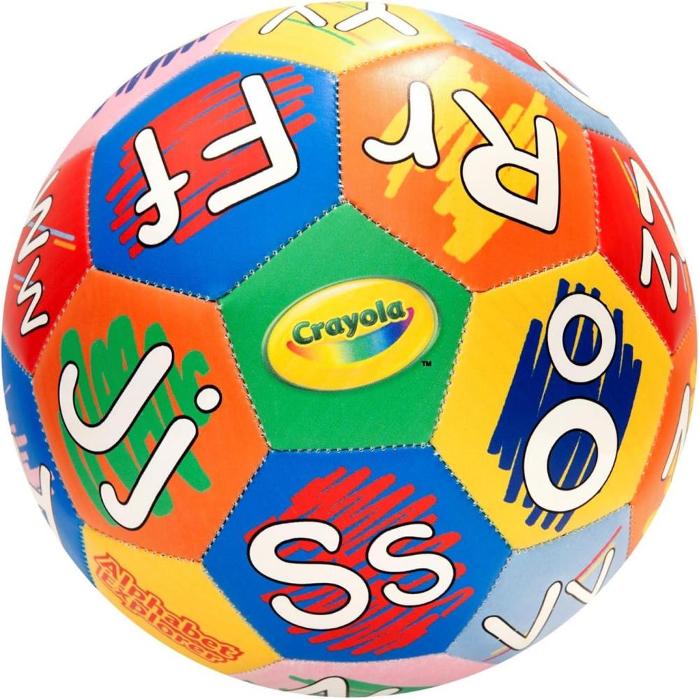imageCrayola Official Soccer Ball  Unisex Kids  Multiplication Box Size 3Alphabet