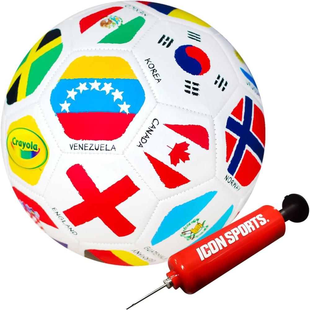 imageCrayola Official Soccer Ball  Unisex Kids  Multiplication Box Size 3International