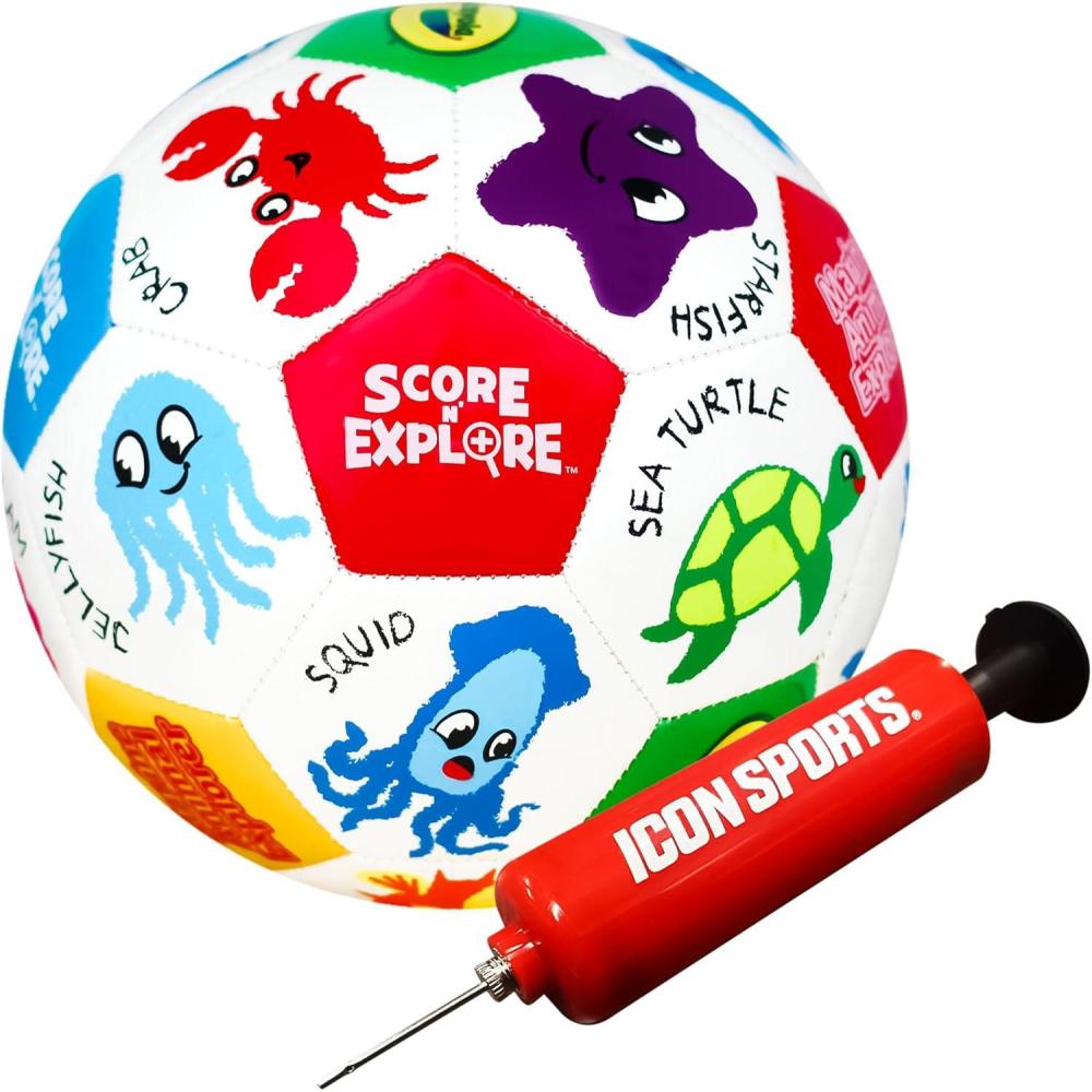 imageCrayola Official Soccer Ball  Unisex Kids  Multiplication Box Size 3Marine