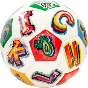Crayola Official Soccer Ball – Unisex Kids – Multiplication Box Size 3(Alphabet2)