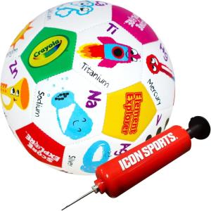 Crayola Official Soccer Ball – Unisex Kids – Multiplication Box Size 3(Element)