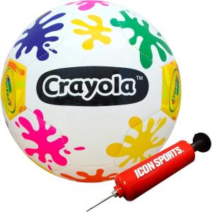 Crayola Official Soccer Ball – Unisex Kids – Multiplication Box Size 3(Ink Splash)