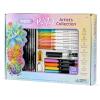 Crayola Pastel Colors Art Kit (50pcs), Kids Art Set with Pastel Markers & Pencils, Gift for Kids, 8+