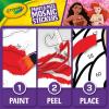 Crayola Mosaic Stickers (20+ Pcs), Peel & Paint by Number, Kids Washable Arts & Crafts, Sticker Sheet