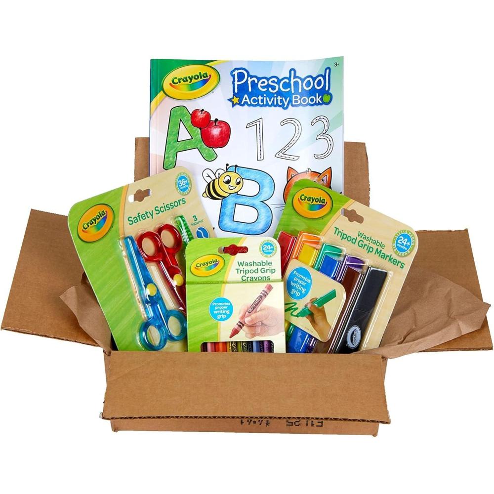 imageCrayola Young Kids Art Supplies Bundle Art Set for Girls and Boys Gifts For Toddlers 36 Months Amazon ExclusiveArt Supplies Bundles