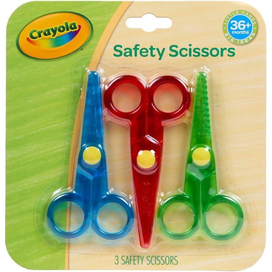 imageCrayola Young Kids Art Supplies Bundle Art Set for Girls and Boys Gifts For Toddlers 36 Months Amazon ExclusiveSafety Scissors