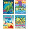 Eureka Crayola Colors of Kindness Mini Classroom Poster Set for Teachers, 11″ x 14″, 8 Pieces(Seas the Day)