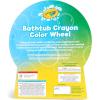 Crayola Bath Tub Crayons Color Wheel & Easy Clean-Up Eraser, 18 Bathtub Crayons Every Color & Unique Crayola Hues, Unique Eraser for Fast & Easy Cleanup