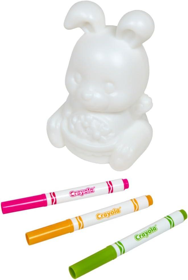 imageCrayola LightUps  Chick Recolorable Light Up Chicken Easter Craft Decoration Easter Egg Toy for Kids Basket Stuffer for Kids Ages 4Bunny