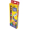 Crayola Quick Dry Paint Sticks (12ct), Washable Paint Set for Kids, Arts & Crafts Supplies, Multi-Surface, Assorted Colors, Kids Gifts(1 Count (Pack of 1))