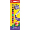 Crayola Quick Dry Paint Sticks (12ct), Washable Paint Set for Kids, Arts & Crafts Supplies, Multi-Surface, Assorted Colors, Kids Gifts(1 Count (Pack of 1))