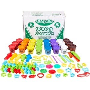 Crayola Dough Classpack – 8 Assorted Colors (48 Count), 3oz Kids Dough, Classroom Supplies, Teacher Must Haves, Nontoxic, Ages 3+(100 Pieces)