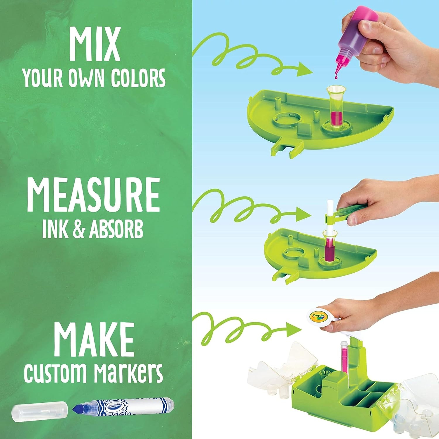 image:imageCrayola Marker Maker DIY Kids Crafts Create 16 Markers for Kids Arts amp Crafts Kit Gift for Girls amp Boys Ages 7Marker Maker