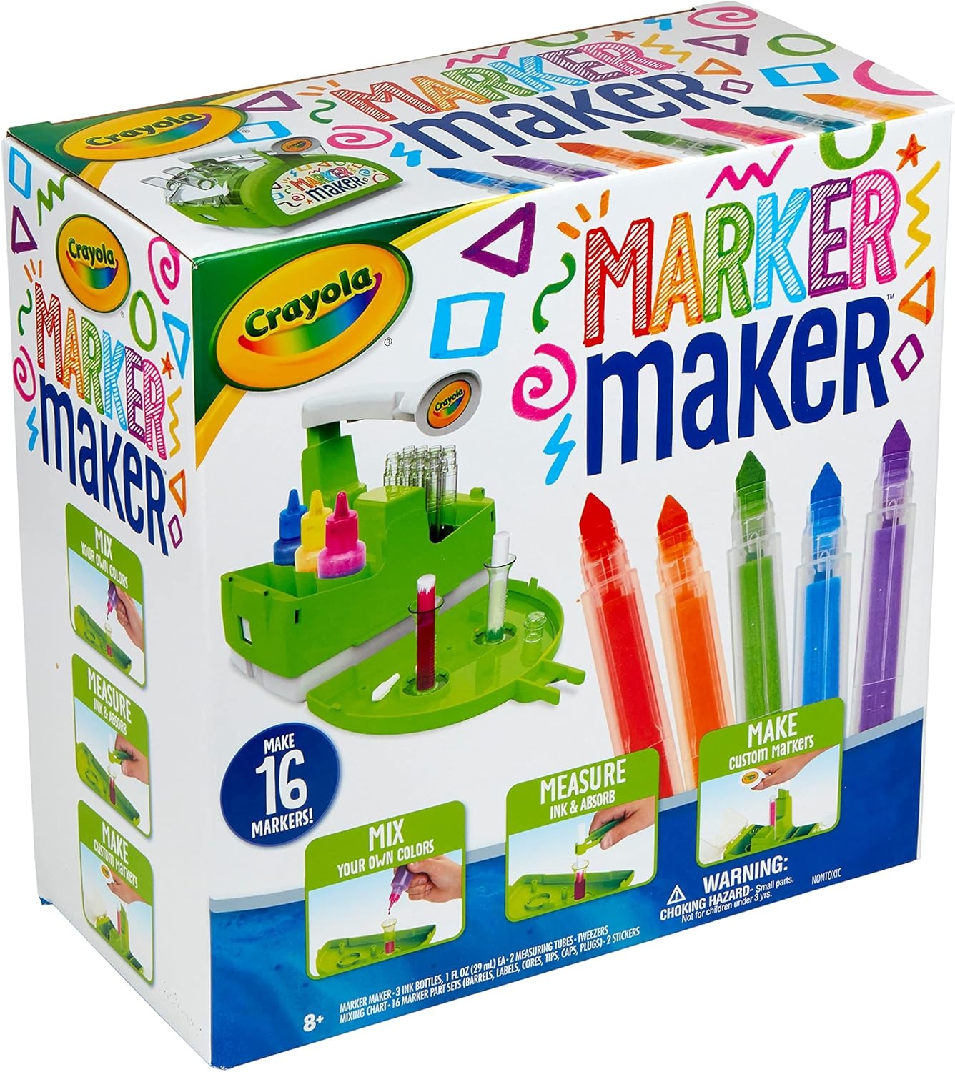 image:imageCrayola Marker Maker DIY Kids Crafts Create 16 Markers for Kids Arts amp Crafts Kit Gift for Girls amp Boys Ages 7Marker Maker