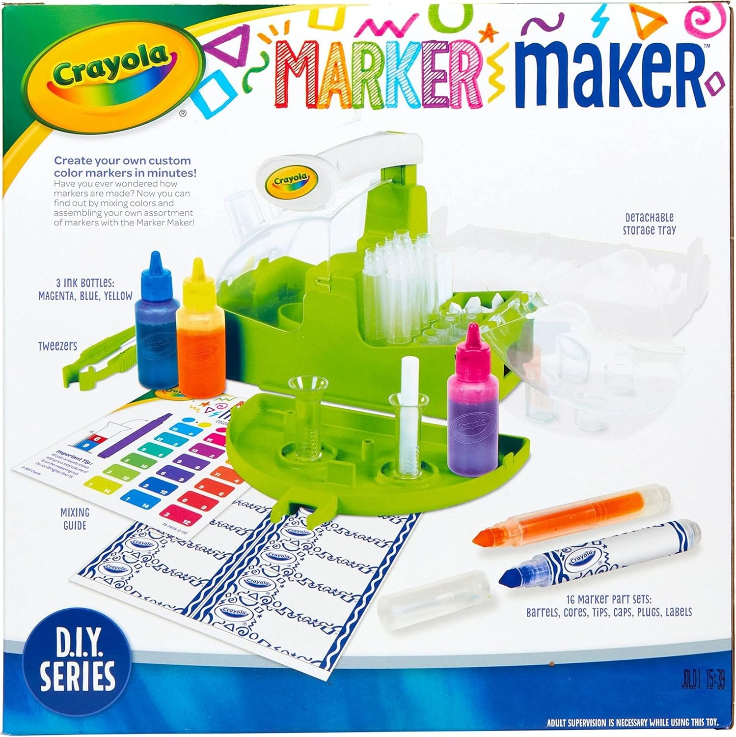 image:imageCrayola Marker Maker DIY Kids Crafts Create 16 Markers for Kids Arts amp Crafts Kit Gift for Girls amp Boys Ages 7Marker Maker