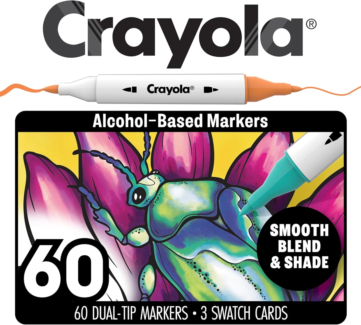 image:imageCrayola Stay Hydrated Adult Coloring Book 32 Pgs Premium Paper Stress Relief and Relaxation Activities Gift for Women and MenMixed