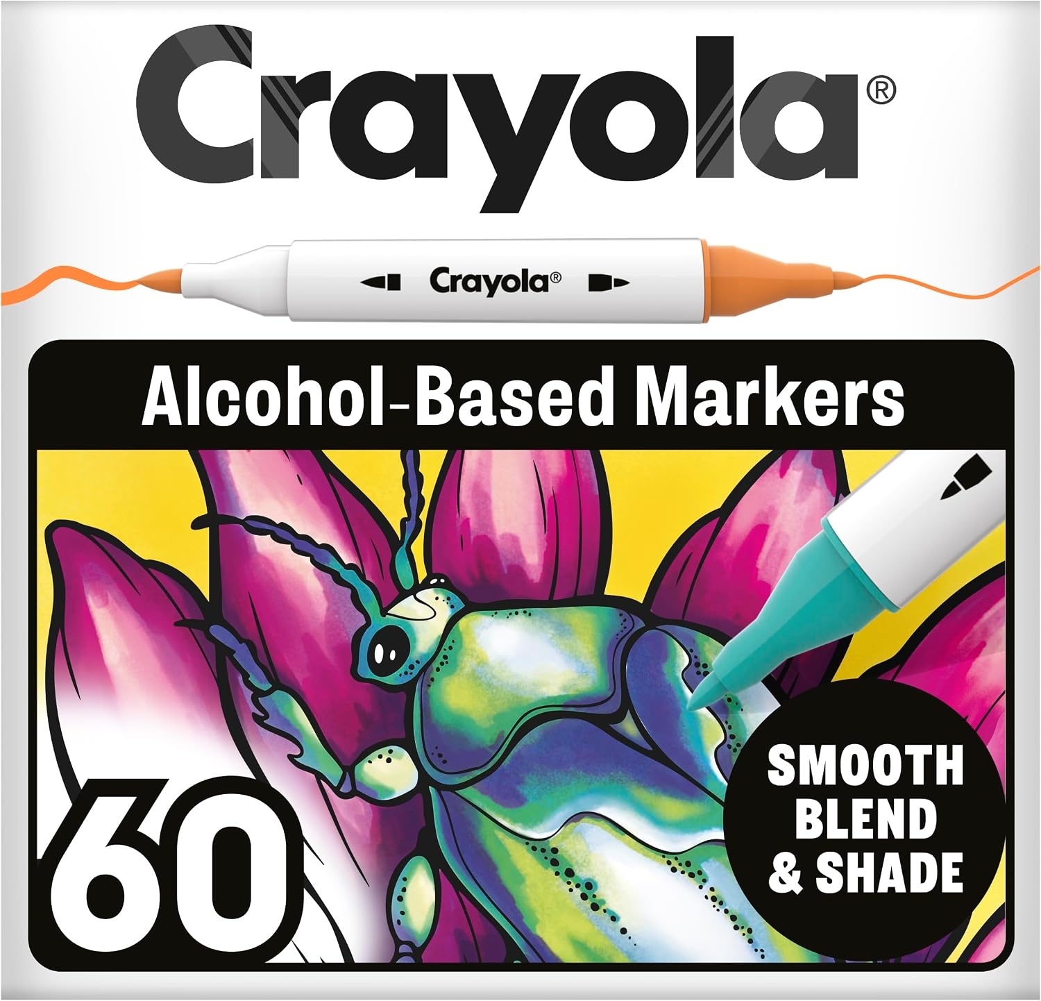 image:imageCrayola Stay Hydrated Adult Coloring Book 32 Pgs Premium Paper Stress Relief and Relaxation Activities Gift for Women and MenMixed