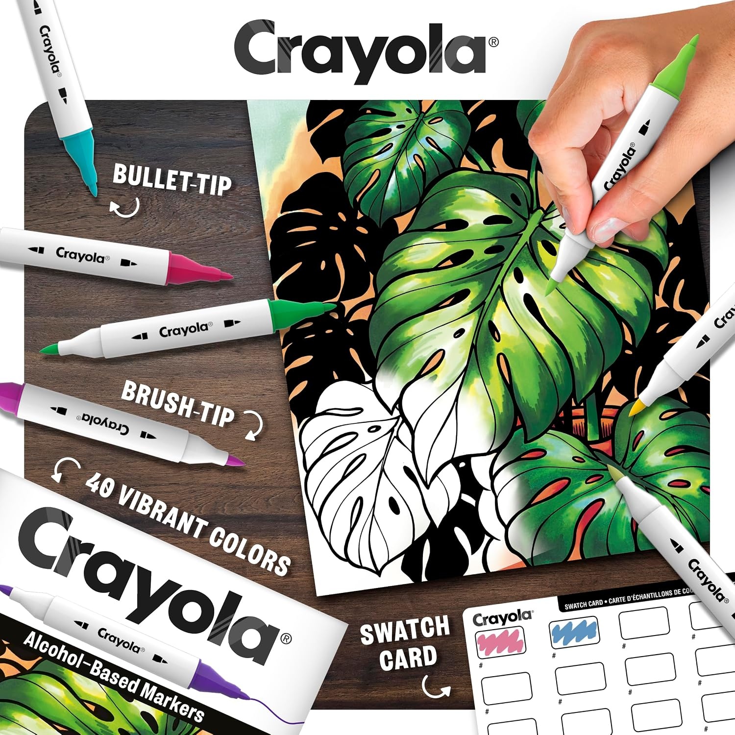 image:imageCrayola Stay Hydrated Adult Coloring Book 32 Pgs Premium Paper Stress Relief and Relaxation Activities Gift for Women and MenMixed