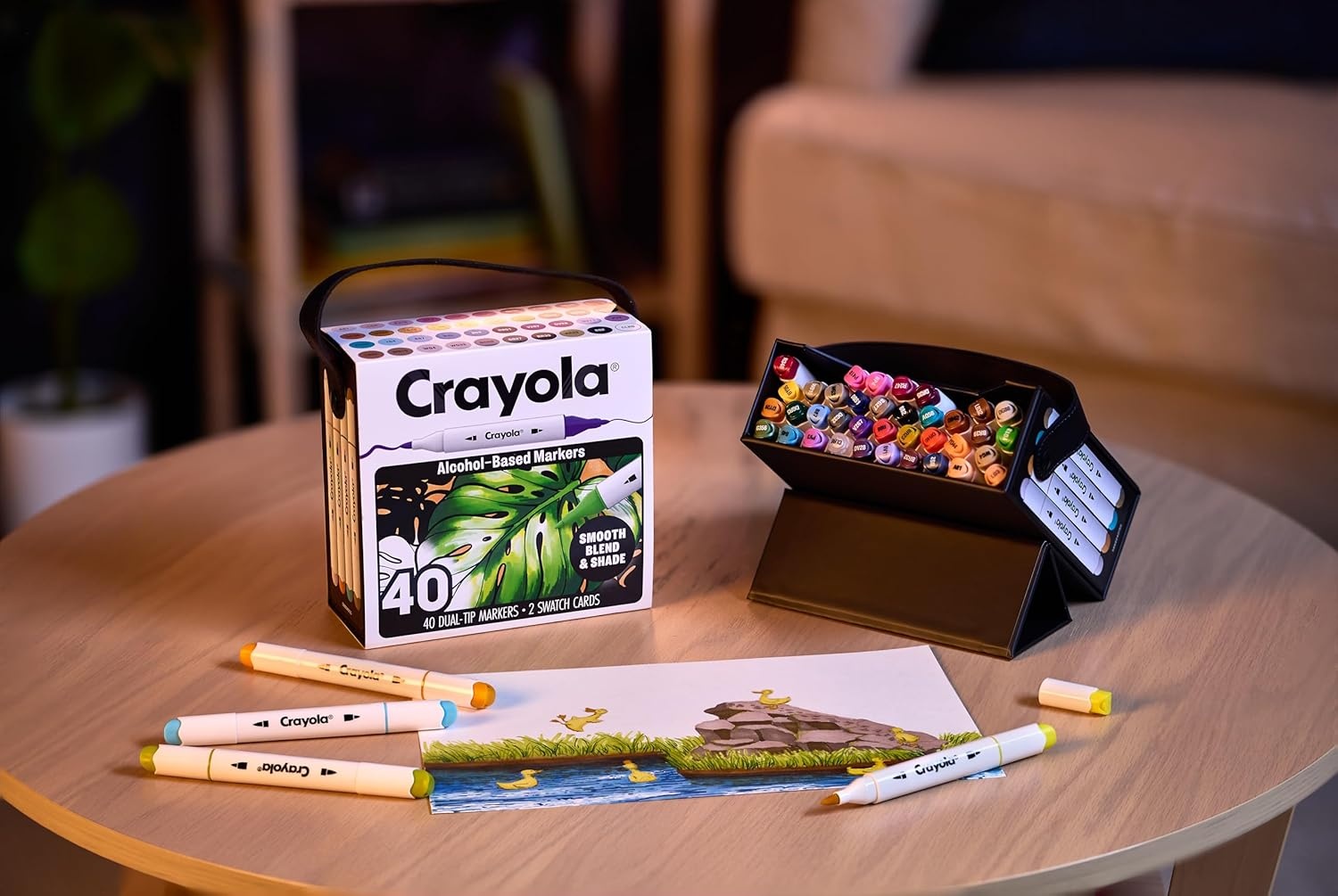 image:imageCrayola Stay Hydrated Adult Coloring Book 32 Pgs Premium Paper Stress Relief and Relaxation Activities Gift for Women and MenMixed
