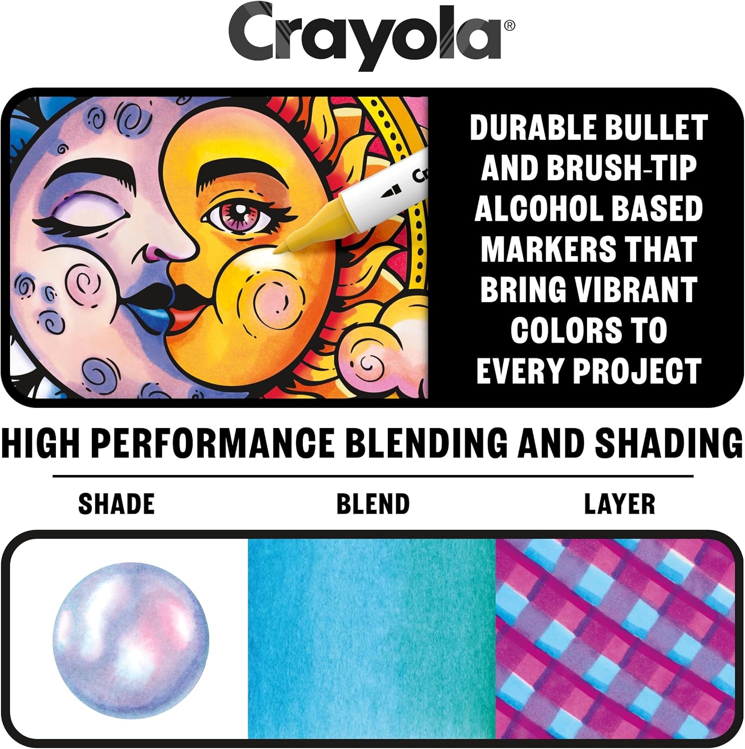 image:imageCrayola Stay Hydrated Adult Coloring Book 32 Pgs Premium Paper Stress Relief and Relaxation Activities Gift for Women and MenMixed