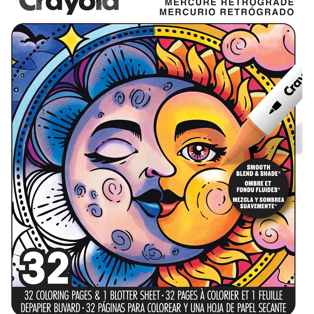 image:imageCrayola LLC Adut Coloring Book  Mercury in Retrograde