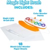 Crayola Color Wonder Magic Light Brush Featuring Ms. Rachel, MessFree Coloring Set with Songs, Paint Set for Toddlers, Art Gift for Kids, Ages 3 & Up(25 Piece Set)