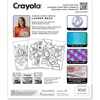 Crayola Stay Hydrated Adult Coloring Book, 32 Pgs, Premium Paper, Stress Relief and Relaxation Activities, Gift for Women and Men(Flower Child)