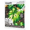 Crayola Stay Hydrated Adult Coloring Book, 32 Pgs, Premium Paper, Stress Relief and Relaxation Activities, Gift for Women and Men(Plant Lady)
