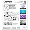 Crayola Stay Hydrated Adult Coloring Book, 32 Pgs, Premium Paper, Stress Relief and Relaxation Activities, Gift for Women and Men(Vibing)