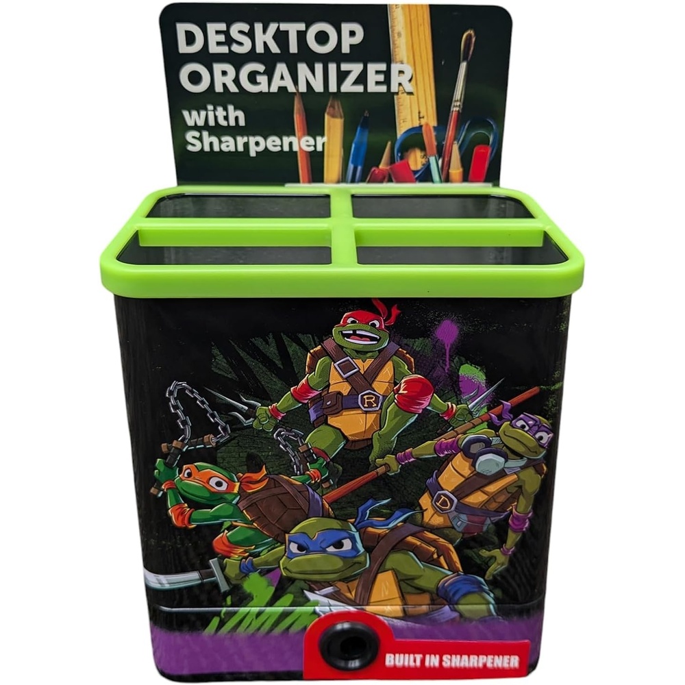 image:imageTin Box Company Tin Organizer with Sharpener at Bottom CrayolaTMNT