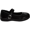 Crayola Shoes for Girls Mary Jane Ballet Flats Dress School Shoes for Girl Size 9-10 Toddler 11-13 Little Kid 1-4 Big Kid(Charcoal)