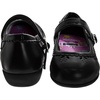 Crayola Shoes for Girls Mary Jane Ballet Flats Dress School Shoes for Girl Size 9-10 Toddler 11-13 Little Kid 1-4 Big Kid(Charcoal)