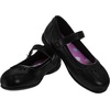 Crayola Shoes for Girls Mary Jane Ballet Flats Dress School Shoes for Girl Size 9-10 Toddler 11-13 Little Kid 1-4 Big Kid(Charcoal)